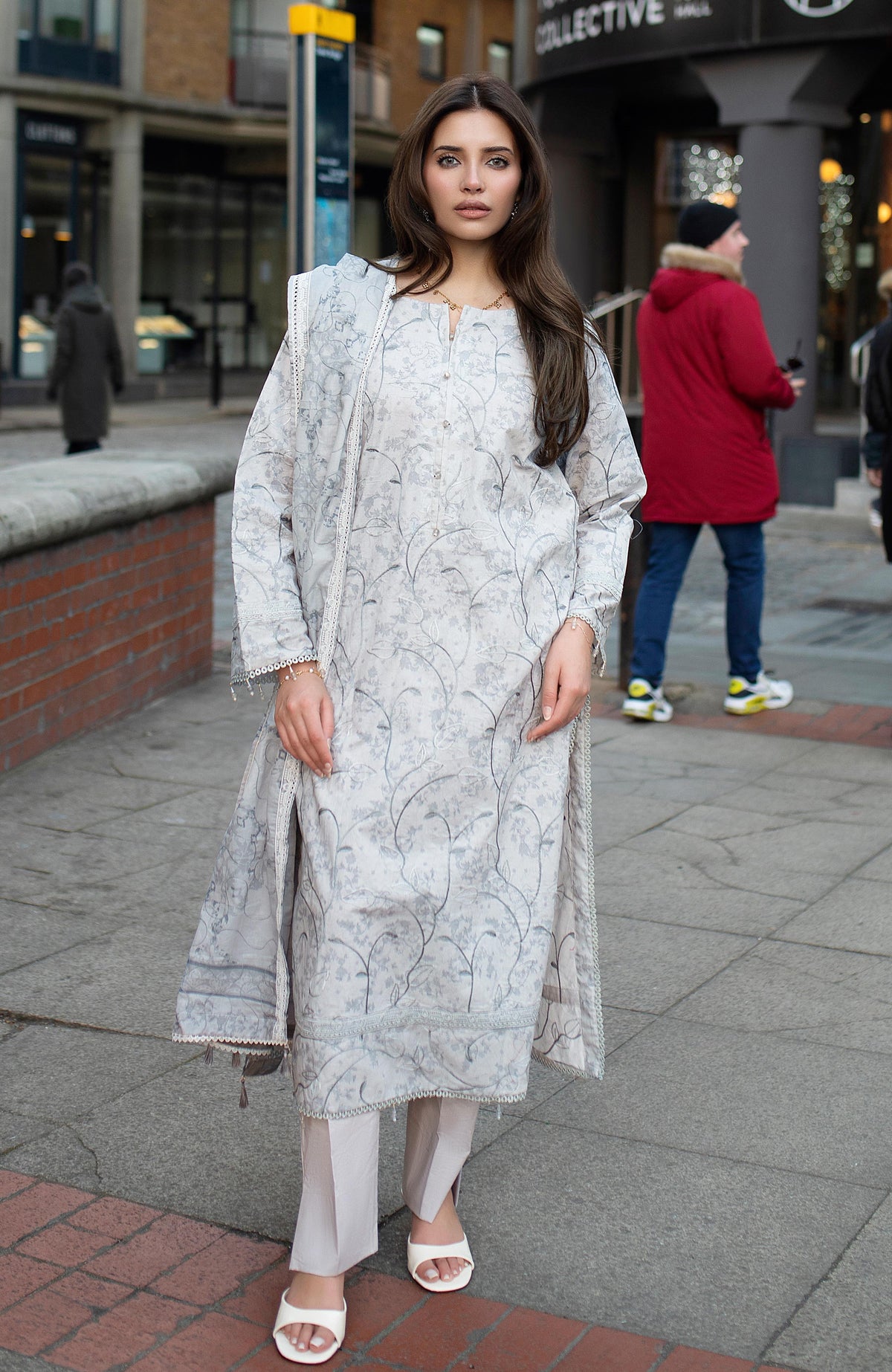 DHAGAKARI 3 Piece Unstitched Embriodered-DKE-26-05