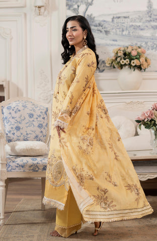 APPLIQUEKARI 3 Piece Unstitched Embriodered-ACE-2-26-05