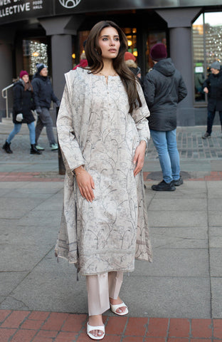 DHAGAKARI 3 Piece Unstitched Embriodered-DKE-26-05