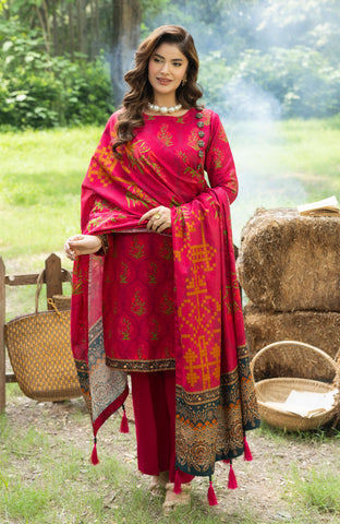 Colors Digital Printed Khaddar Edit 3 Piece-CDK-26-05