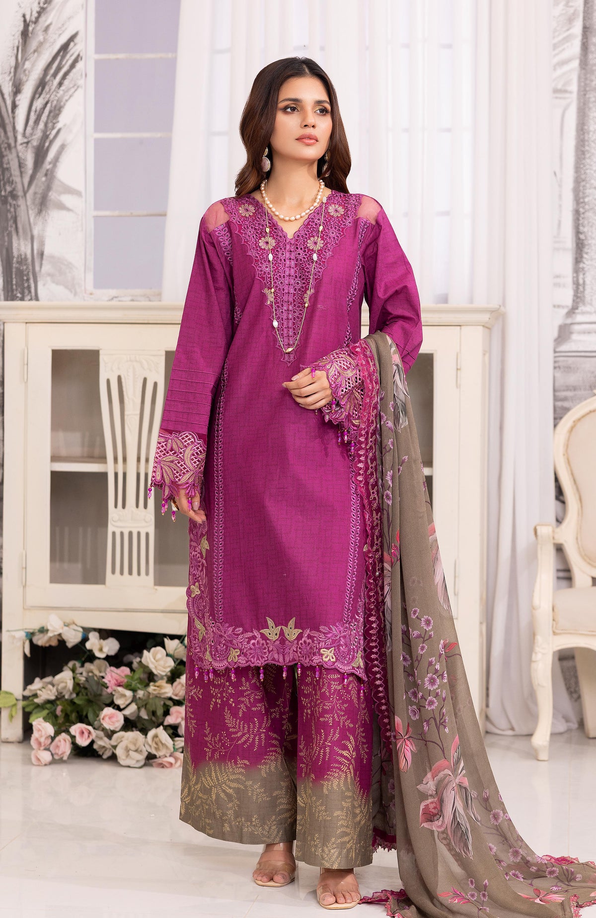 Sunshine Bloom Printkari 3 Piece-SPE-2-25-06