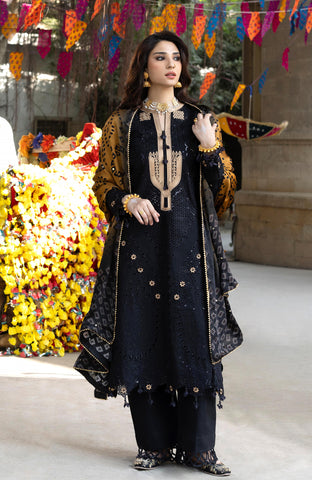 BANDHANI 3 PIECE UNSTITCHED-BTJ-26-06