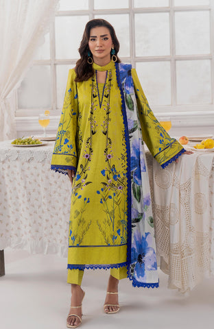 Sunshine Bloom Cotton Silk 3 Piece-SCS-25-06
