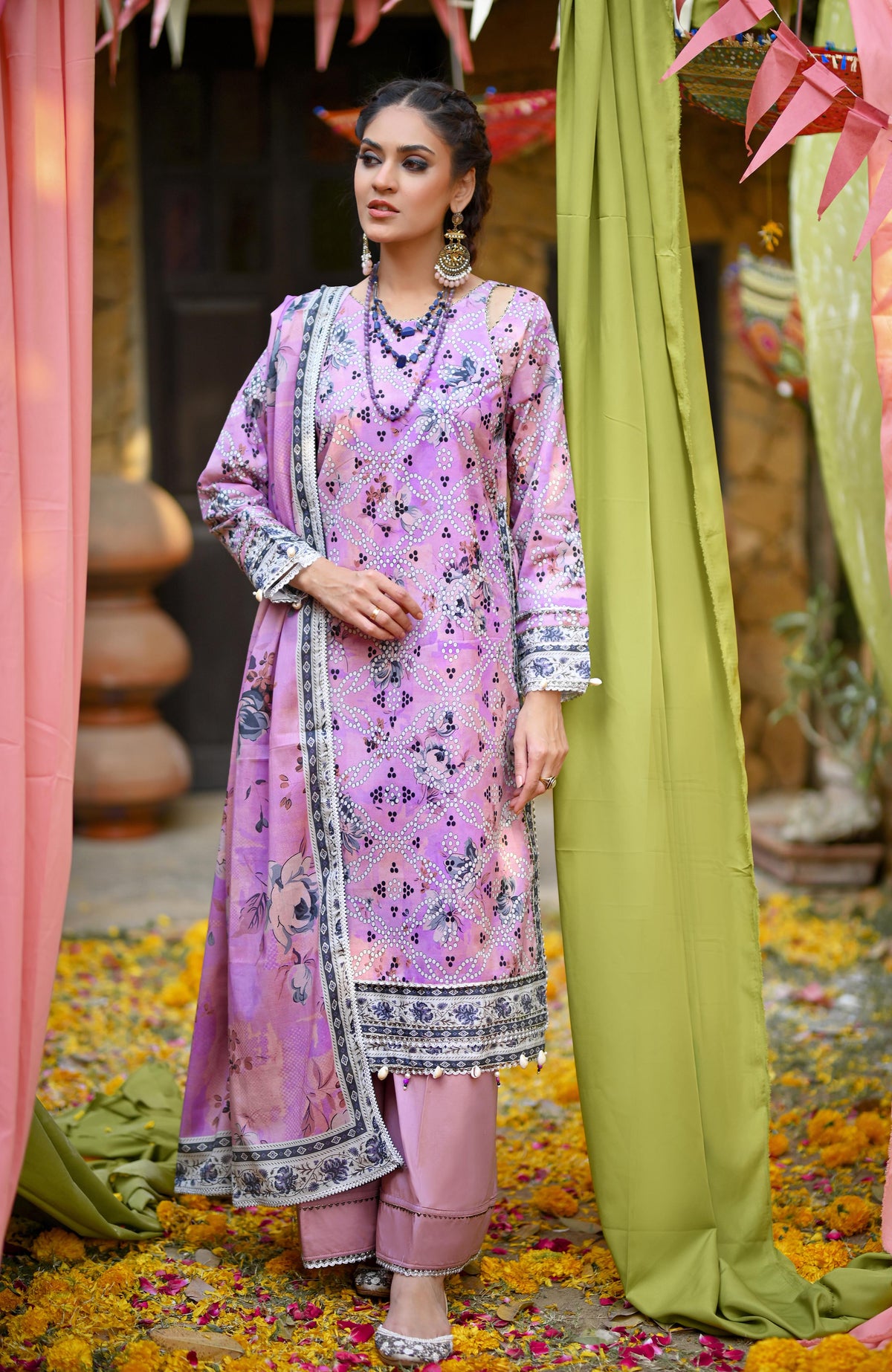 Monsoon Chunri 3 Piece Lawn-MSH-25-05