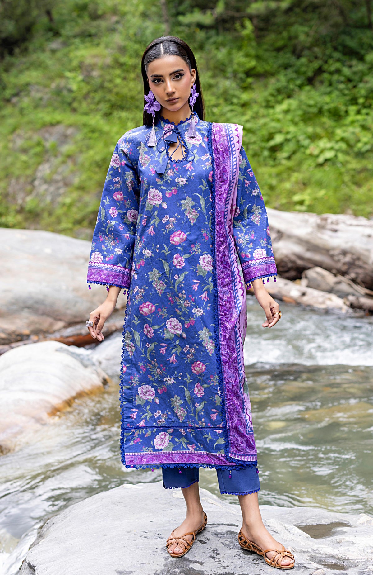 Monsoon Digital Cambric 3 Piece-MDC-2-25-06