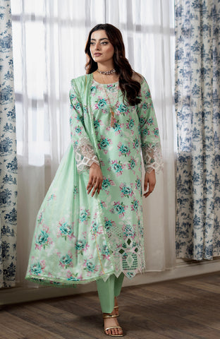 APPLIQUEKARI 3 Piece Unstitched Embriodered-ACE-2-26-06