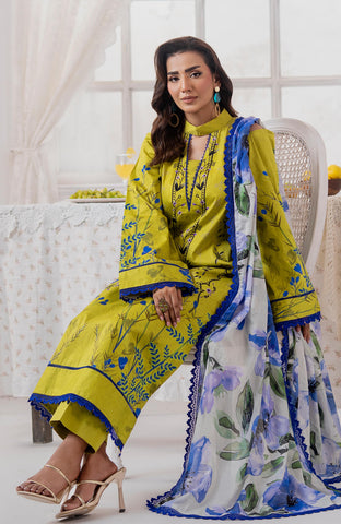 Sunshine Bloom Cotton Silk 3 Piece-SCS-25-06