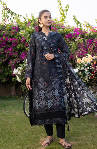 APPLIQUEKARI 3 Piece Unstitched Embriodered-ACE-3-26-06
