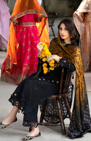 BANDHANI 3 PIECE UNSTITCHED-BTJ-26-06