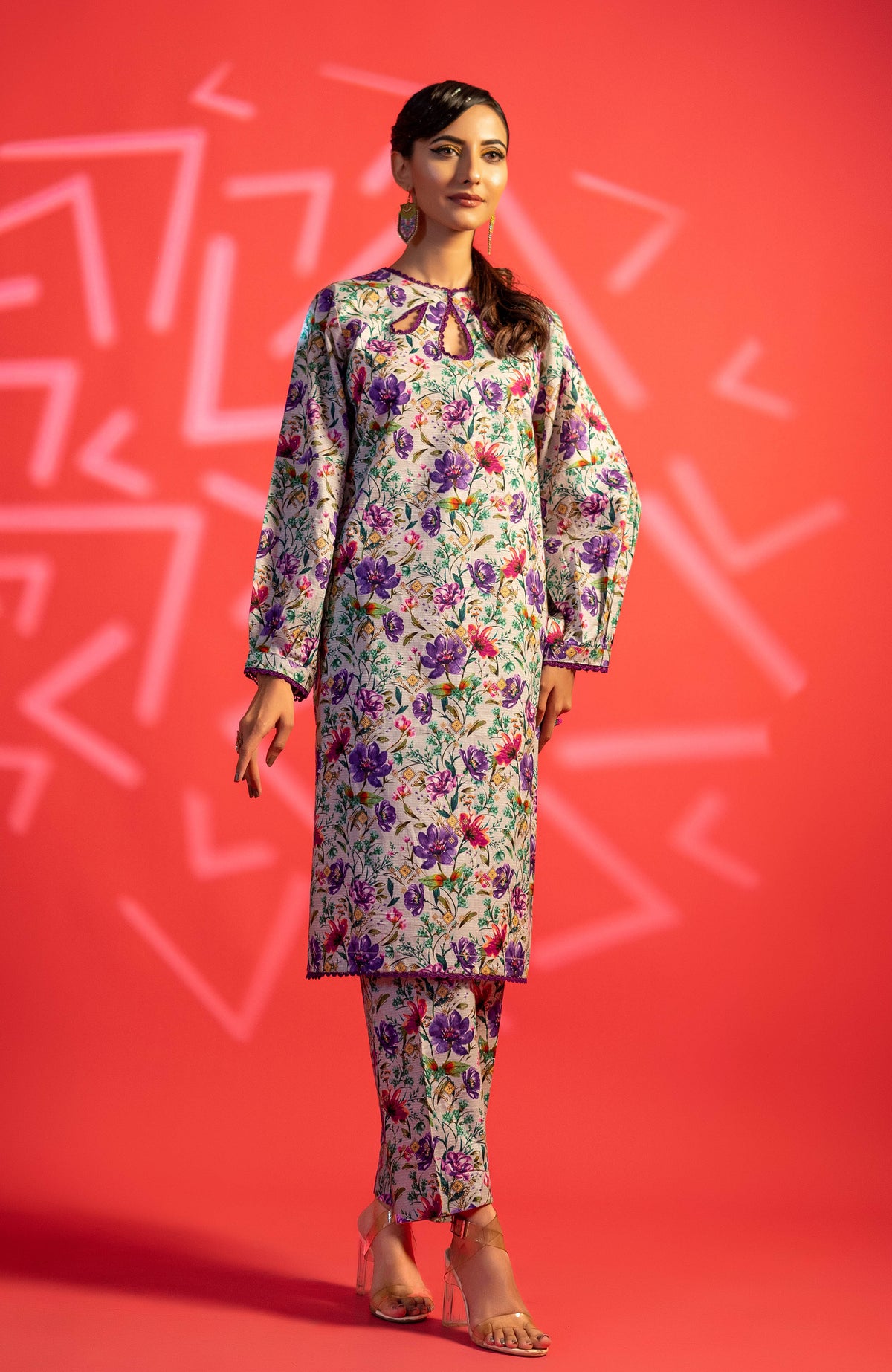 Monsoon Printed Cambric 2 Piece Unstitched-M2P-24-07