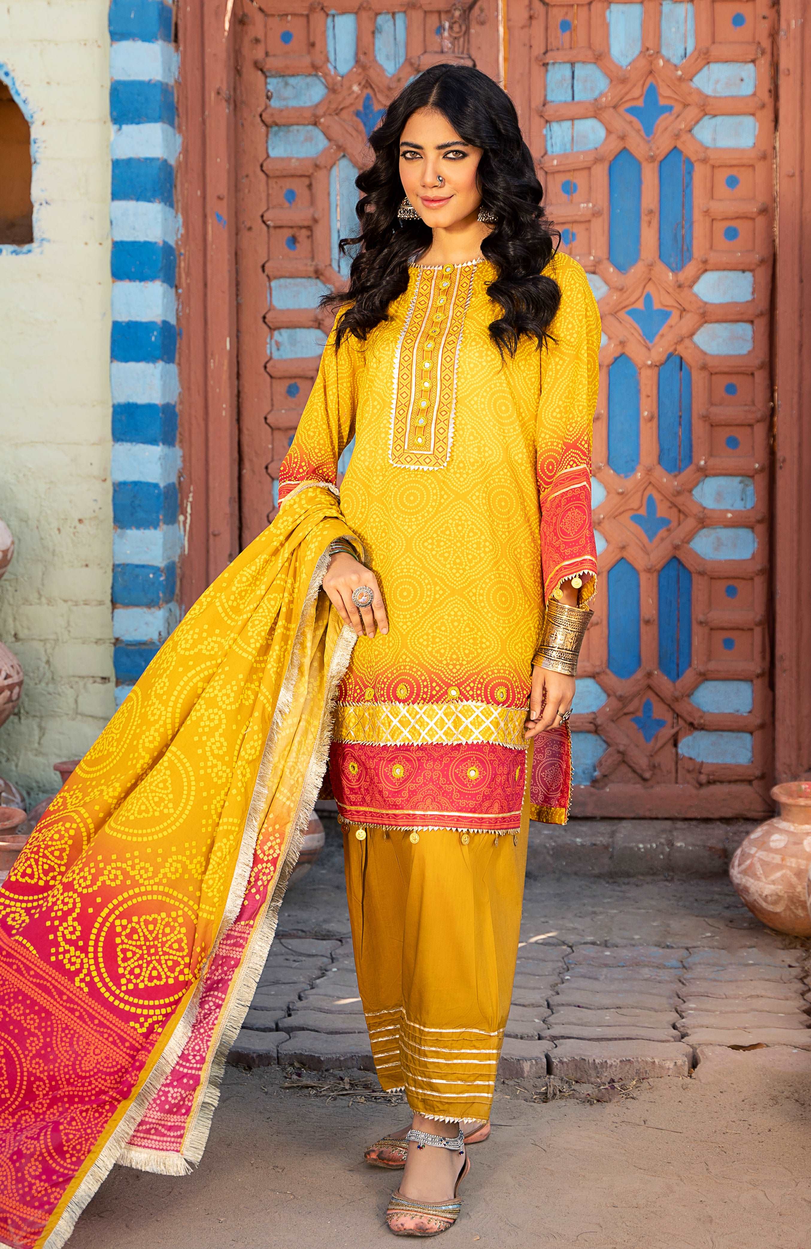 Monsoon Chunri 3-Piece Unstitched Lawn-MSH-24-07