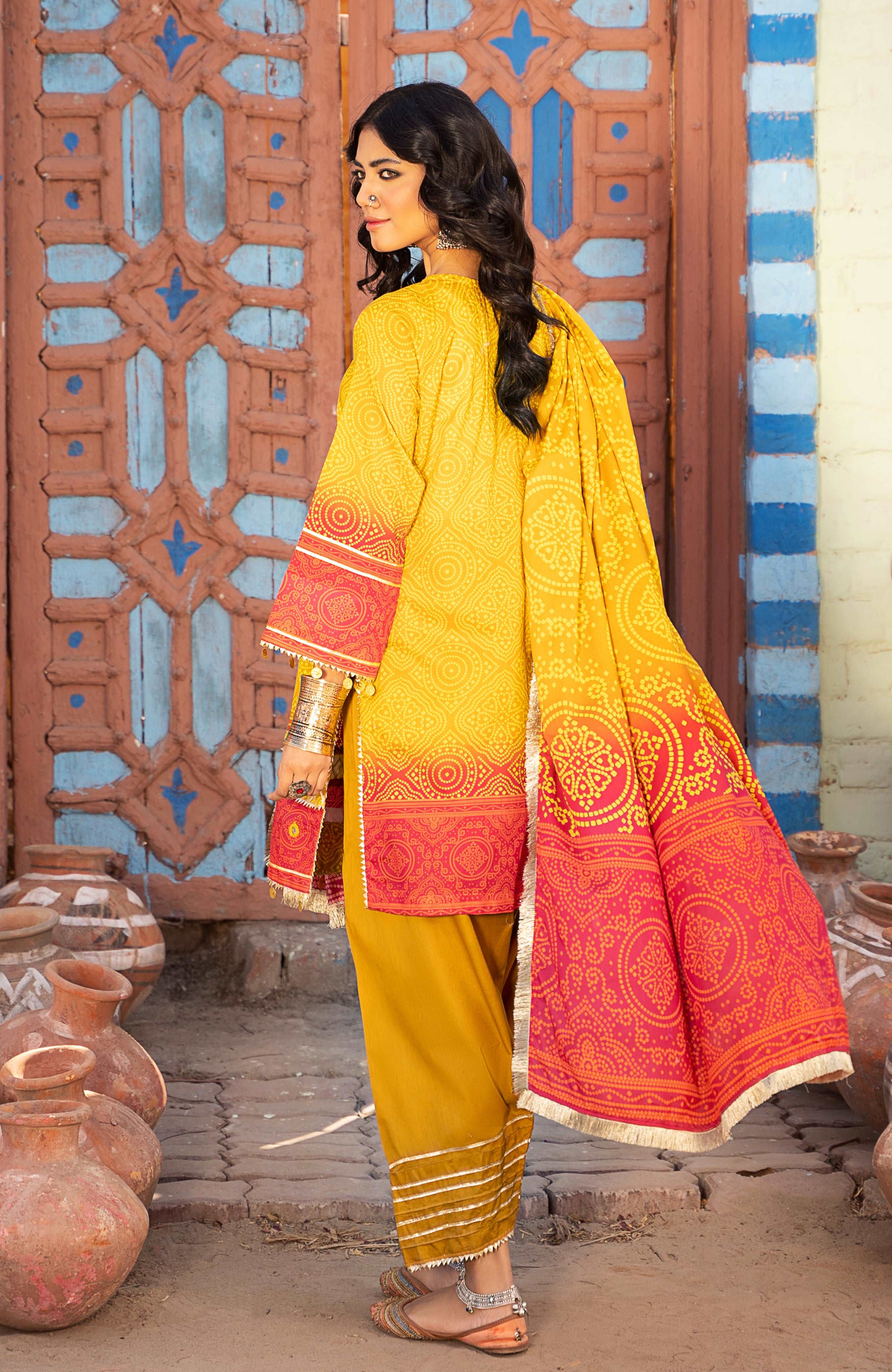 Monsoon Chunri 3-Piece Unstitched Lawn-MSH-24-07