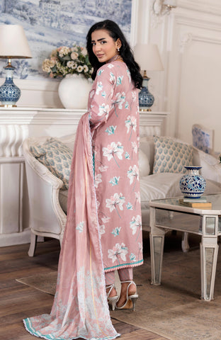 APPLIQUEKARI 3 Piece Unstitched Embriodered-ACE-2-26-07