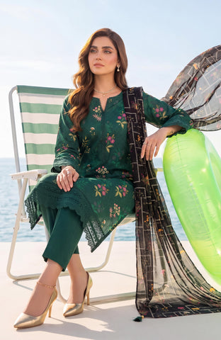 Colors Lawn With Chiffon Dupatta 3 Piece Unstitched-CDC-2-26-7