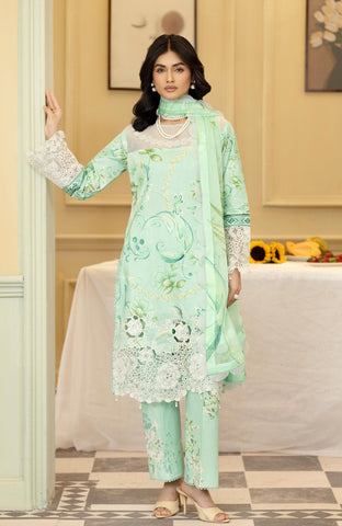 Printkari 3 Piece Unstitched Embroidered-SPK-26-07