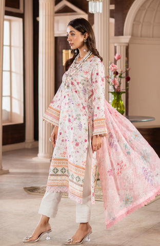 Sunshine Schiffli Dupatta 3 Piece-SSD-25-07