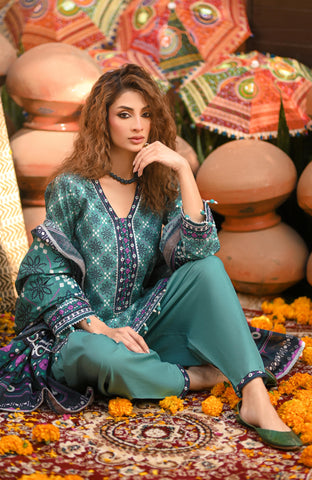 Monsoon Chunri 3 Piece Lawn-MSH-25-06