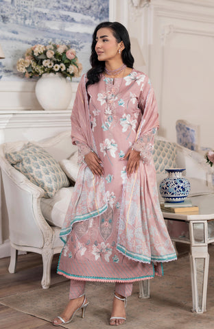 APPLIQUEKARI 3 Piece Unstitched Embriodered-ACE-2-26-07