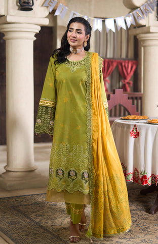 APPLIQUEKARI 3 Piece Unstitched Embriodered-ACE-26-08