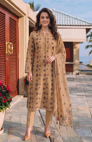 Colors Lawn With Chiffon Dupatta 3 Piece Unstitched-CDC-2-26-8