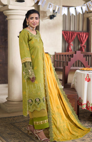 APPLIQUEKARI 3 Piece Unstitched Embriodered-ACE-26-08