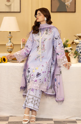 Printkari 3 Piece Unstitched Embroidered-SPK-26-08