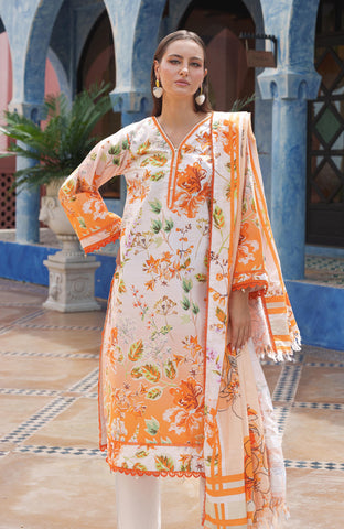 Colors Digital Printed Khaddar Edit 3 Piece-CDK-25-08