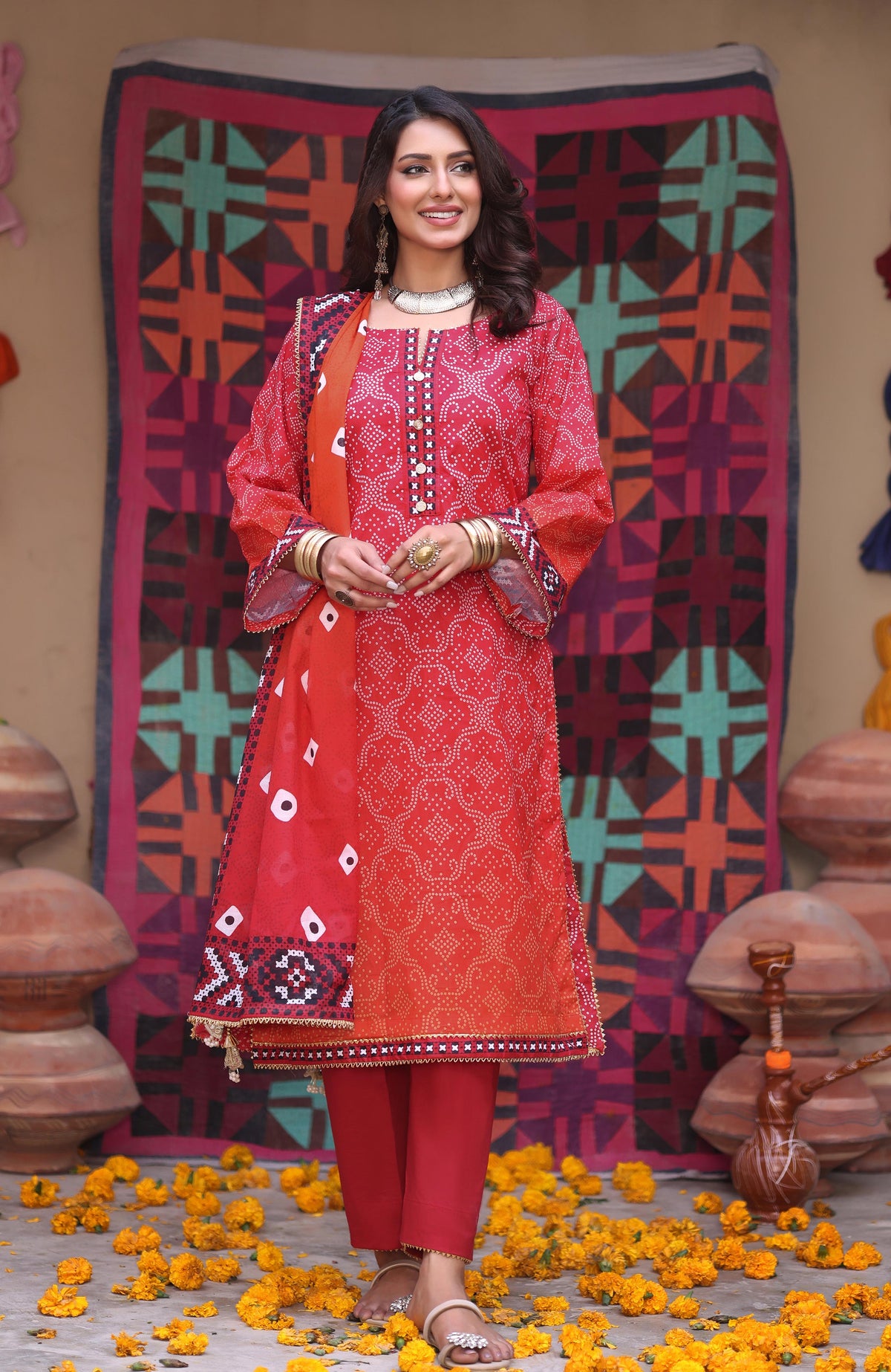 Colors Chunri 3 Piece Lawn-CHS-25-09