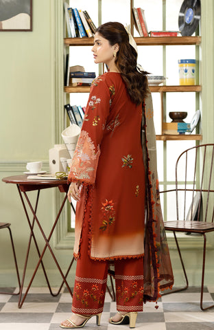 Printkari 3 Piece Unstitched Embroidered-SPK-26-09