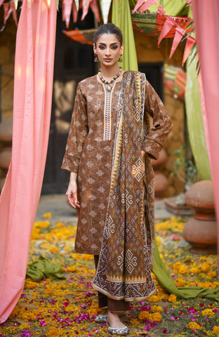 Monsoon Chunri 3 Piece Lawn-MSH-25-07