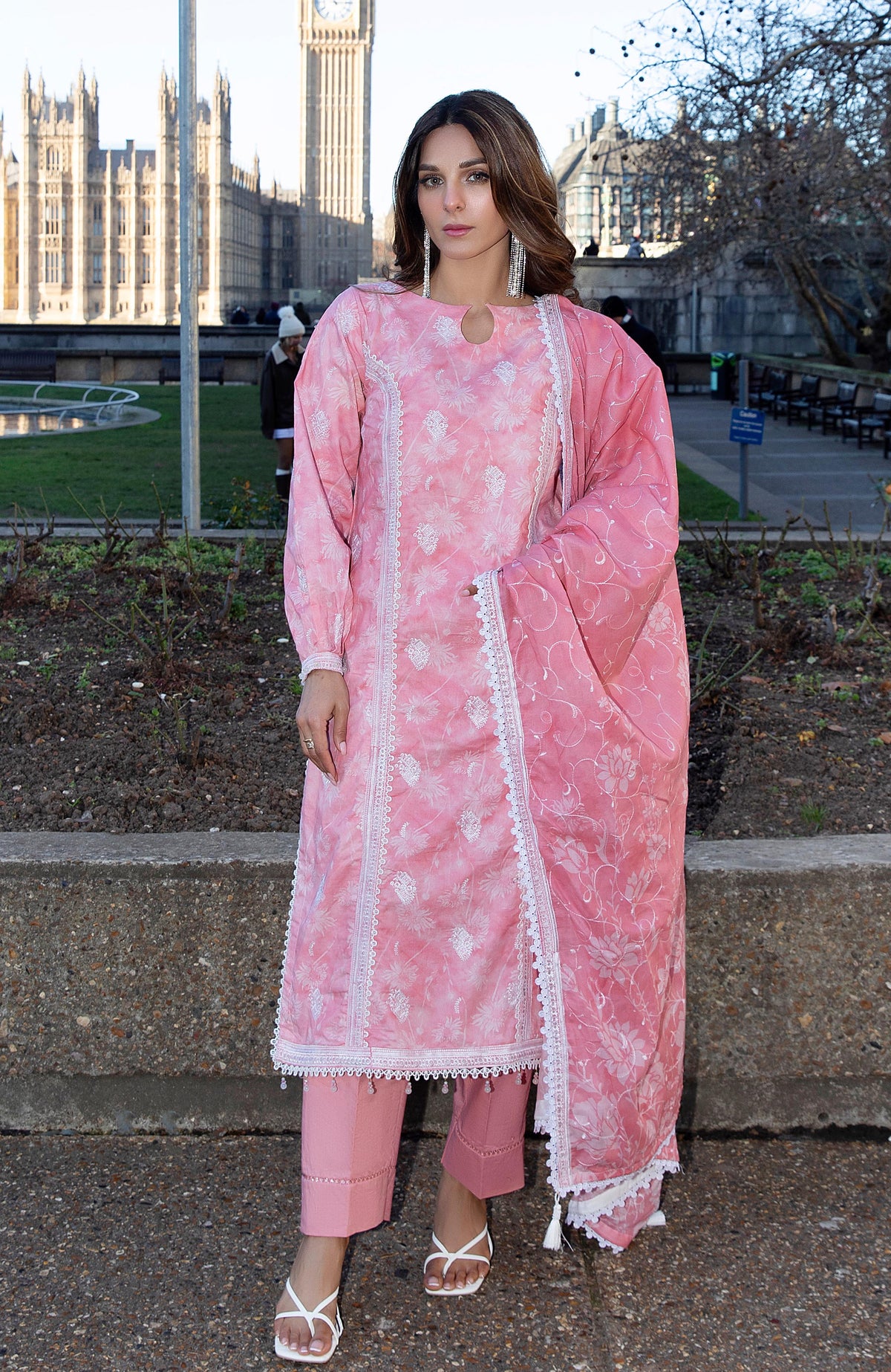 DHAGAKARI 3 Piece Unstitched Embriodered-DKE-26-09