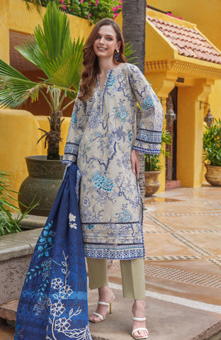 Colors Digital Printed Khaddar Edit 3 Piece-CDK-25-09