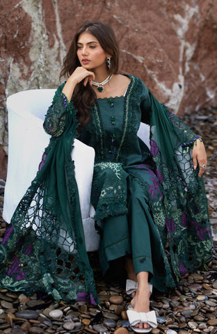 Mahiymaan 3 Piece Unstitched Luxury Lawn-MLL-26-09