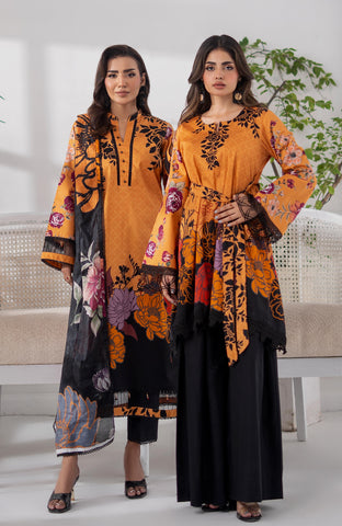 Sunshine Bloom Cotton Silk 3 Piece-SCS-25-09