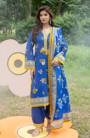 Colors Digital Printed Khaddar Edit 3 Piece-CDK-26-09