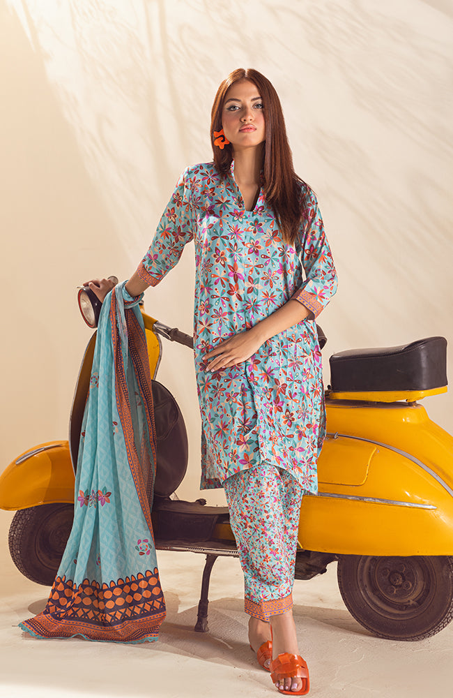 3 PIECE UNSTITCHED PRINTED LAWN-CPP-23-05